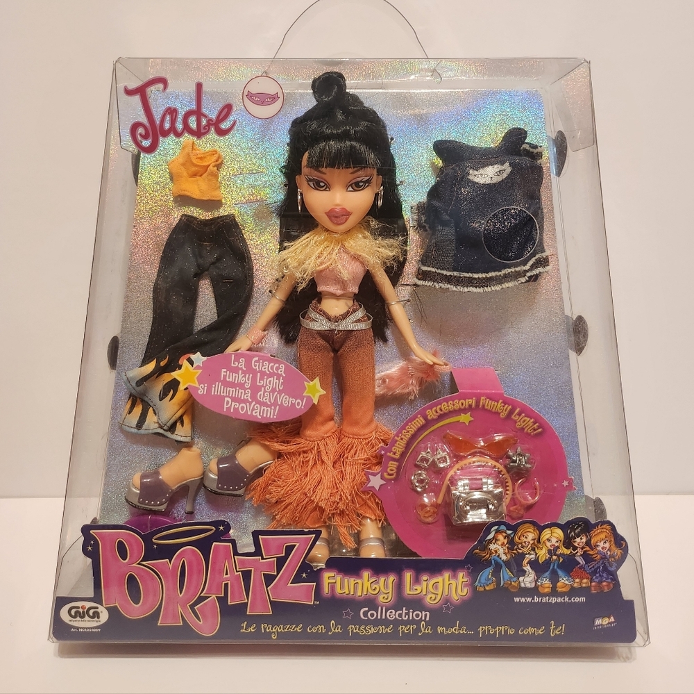 2002 Bratz Funk N Glow Italian Funky Light Jade * Please Read